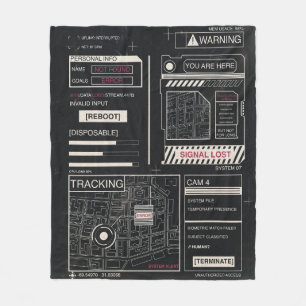 Tracking - Techno-Brutalist Streetwear Design Fleecedecke