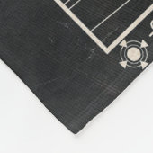 Tracking - Techno-Brutalist Streetwear Design Fleecedecke (Ecke)