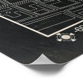 Tracking - Techno-Brutalist Streetwear Design Poster (Ecke)