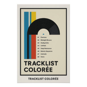 📀 Tracklist - Farbcode-Musik Poster