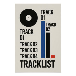 Tracklist - Vinyl - Poster