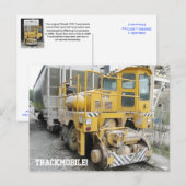 Trackmobile Eisenbahnmotorenlokomotive Postkarte (Vorne/Hinten)