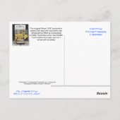 Trackmobile Eisenbahnmotorenlokomotive Postkarte (Rückseite)