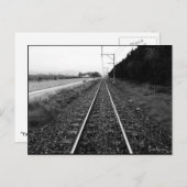 "Tracks" JTG Art Postcard Postkarte (Vorne/Hinten)