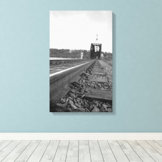 Tracks Leinwanddruck (Insitu (Holzboden))