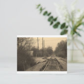 Tracks nach Nirgendwo Postkarte (Stehend Vorderseite)