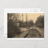 Tracks nach Nirgendwo Postkarte (Vorne/Hinten)