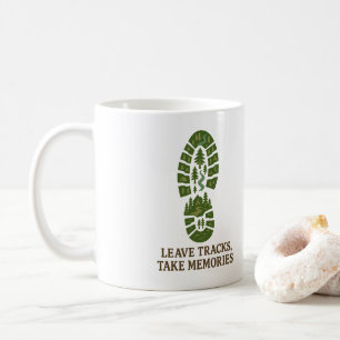 Tracks verlassen, Erinnerungen nehmen Kaffeetasse