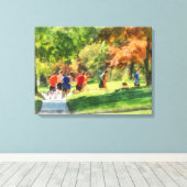 Trackteam Leinwanddruck (Insitu (Holzboden))