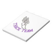 Trackteam Notizblock (Rotiert)