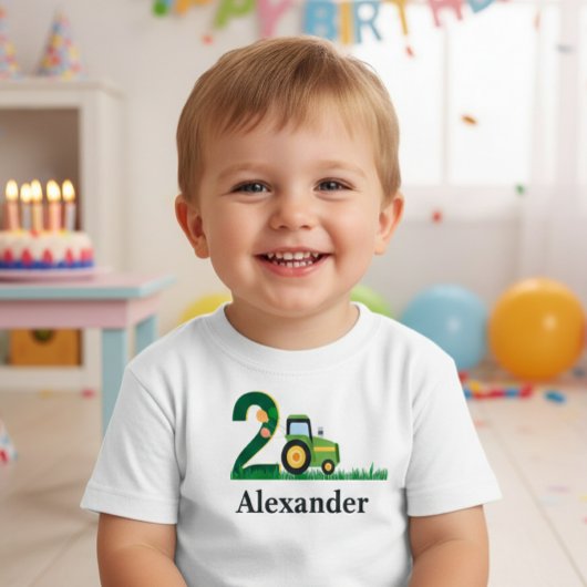 tractor birthday t-shirt