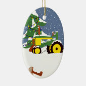 Tractor Christmas Tree Ornament (Rechts)