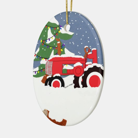 Tractor Christmas Tree Ornament (Links)