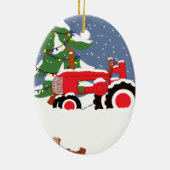 Tractor Christmas Tree Ornament (Hinten)
