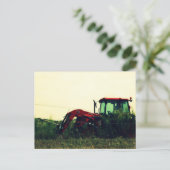 Tractor Dover Church Road Postkarte (Stehend Vorderseite)