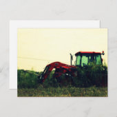 Tractor Dover Church Road Postkarte (Vorne/Hinten)