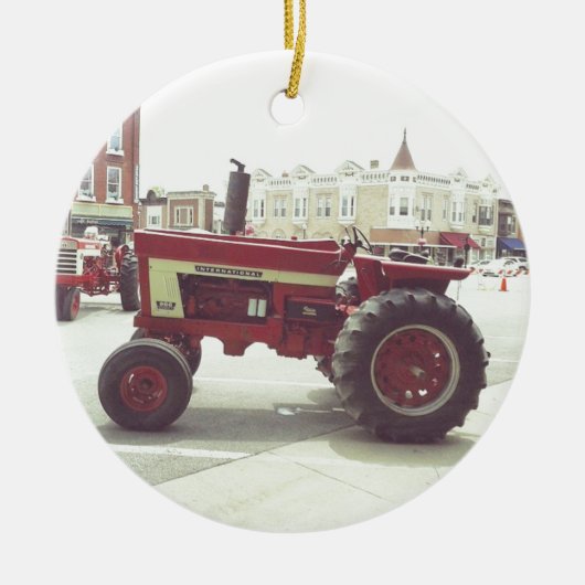 Tractor Downtown Keramik Ornament (Vorne)