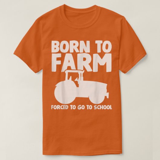 Tractor Farm Farmer Farming T-Shirt (Design vorne)