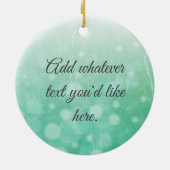 Tractor Farm Midwest Foto Weihnachten Keramik Ornament (Hinten)