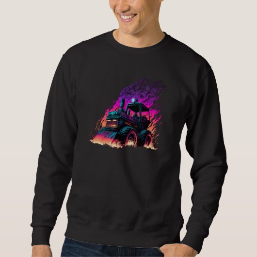 Tractor Farmer 3 Sweatshirt (Vorderseite)