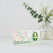 Tractor | Fresh Corn Produce Visitenkarte (Stehend Vorderseite)