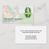 Tractor | Fresh Corn Produce Visitenkarte (Vorne/Hinten)