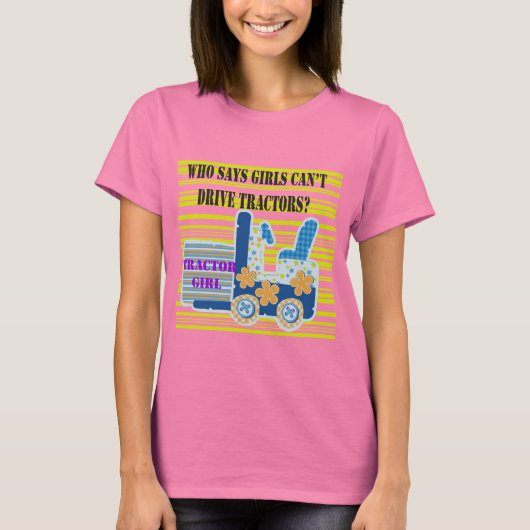 Tractor Girl Tshirts and Gifts (Vorderseite)