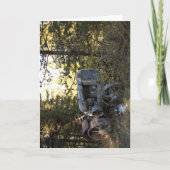 Tractor greeting card karte (Vorderseite)