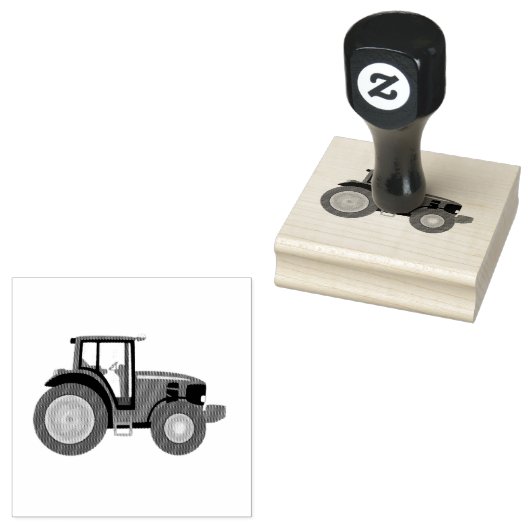 tractor gummistempel (Stempel)