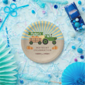 Tractor Hayride Pumpkin Birthday Party Pappteller (Party)