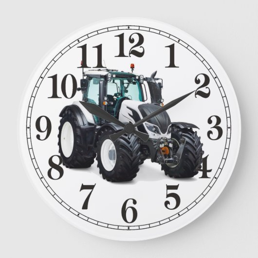 Tractor image for Round Wall Clock Große Wanduhr (Vorderseite)