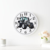 Tractor image for Round Wall Clock Große Wanduhr (Zuhause)