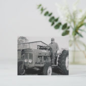 TRACTOR MANN #33 POSTKARTE (Stehend Vorderseite)