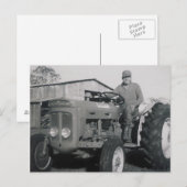 TRACTOR MANN #33 POSTKARTE (Vorne/Hinten)