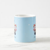 Tractor Merry Weihnachtsname Kaffeetasse (Mittel)
