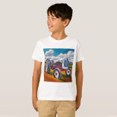 Tractor Painting - Gift for Tractor Enthusiasts T-Shirt (Vorne ganz)