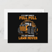 Tractor Puller Agriculturist Tractor Pulling If It Postkarte (Vorne/Hinten)