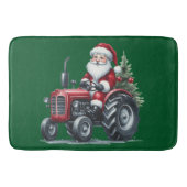Tractor Santa Bath Mat Badematte (Vorderseite)