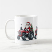Tractor Santa Coffee Tasse (Links)