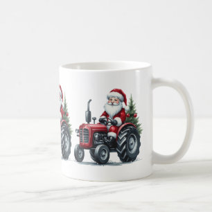 Tractor Santa Coffee Tasse