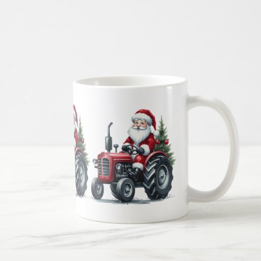 Tractor Santa Coffee Tasse (Rechts)