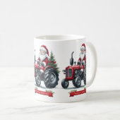 Tractor Santa Coffee Tasse (VorderseiteRechts)