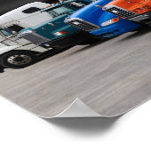 Tractor Trailers Poster (Ecke)