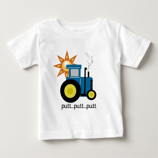 Tractor Tshirts und Geschenke für blaue Putten (Vorderseite)