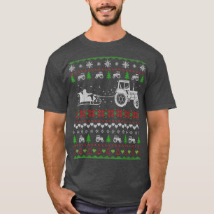 Tractor Ugly Christmas Sweater Geschenke Funny San T-Shirt