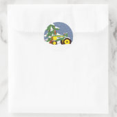 Tractor Umschlag Aufkleber Weihnachtsaufkleber (Tasche)