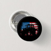 Tractor USA Flag Design für patriotischen Bauer Button (Vorne & Hinten)