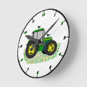 Tractor Wall Clock Runde Wanduhr (Winkel)
