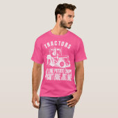 Tractors Are Like Potato Chips Funny Tractor T-Shirt (Vorne ganz)