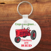 Tractors Are Red Schlüsselanhänger (Vorderseite)